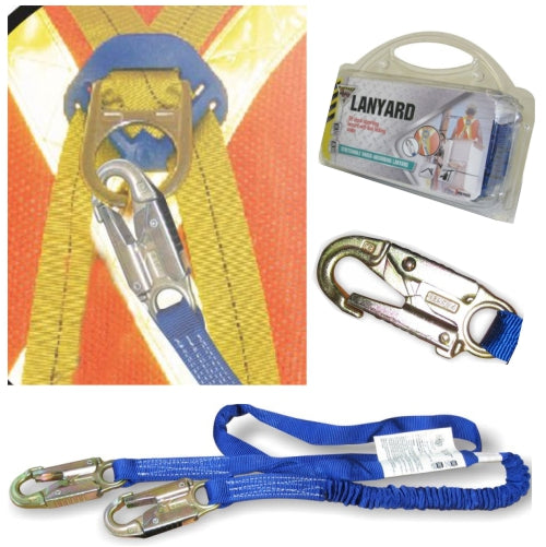 Shock Absorbing Lanyard w/Snap Hook, Canadian Equipment Outfitters