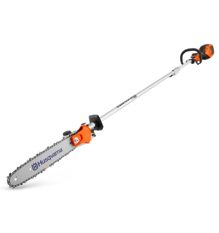 Battery powered deals pole trimmer