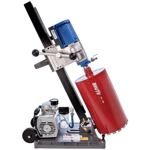 Load image into Gallery viewer, Shibuya TS-165 ABV 1-Speed Core Drill with Angled Column Base and Vac Pump
