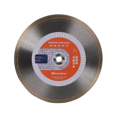 Husqvarna 10" Superlok® Porcelain + Diamond Blade