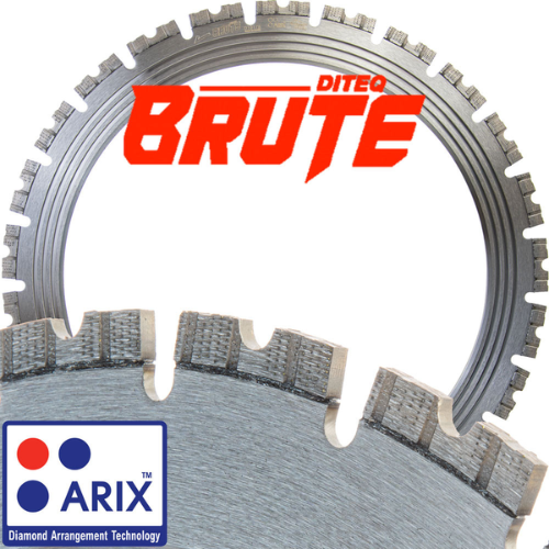 Diteq C-50AX BRUTE Notched 16" x .160" Ring Blade