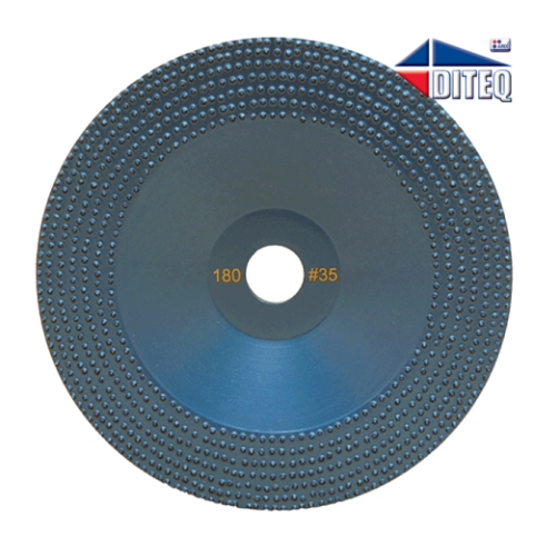 Load image into Gallery viewer, Diteq Vacuum Brazed Spike Discs 4-1/2&quot; 35 Grit Grinding Disc
