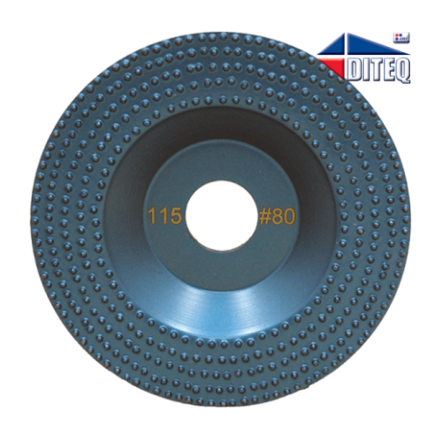 Diteq Vacuum Brazed Spike Discs 7" 35 Grit Grinding Disc