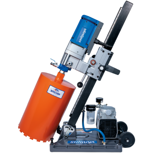 Load image into Gallery viewer, Shibuya TS-255 PRO ABV Core Drill With Angled Column Base and Vac Pump
