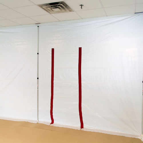 ZipWall Dust Barrier Plastic Sheeting