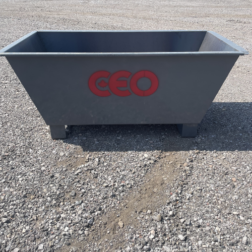 CEO 10 CU. FT Standard Steel Mortar Box - Gray