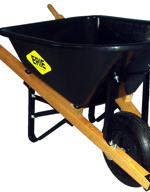 Load image into Gallery viewer, Erie 1035P 6 cu. ft. Poly Contractor Wheelbarrow (7502477125)
