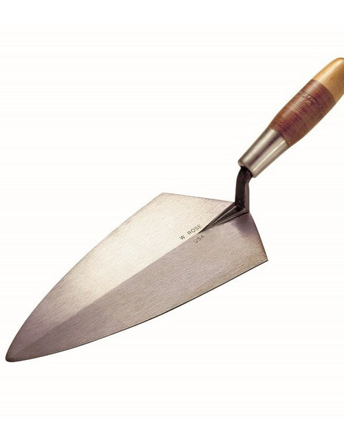 Load image into Gallery viewer, Rose Philadelphia Brick Trowel with Leather Handle (7580316229)
