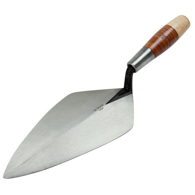 Rise Wide London Brick Trowel with Leather Handle (7580349637)