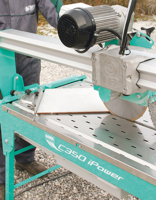 Load image into Gallery viewer, IMER Combicut 350/iPower Tile/Stone Wet Portable Table-Rail Saw
