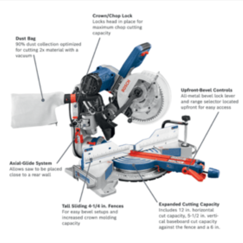 Load image into Gallery viewer, Bosch 10&quot; Dual-Bevel Glide Miter Saw - Floor Model
