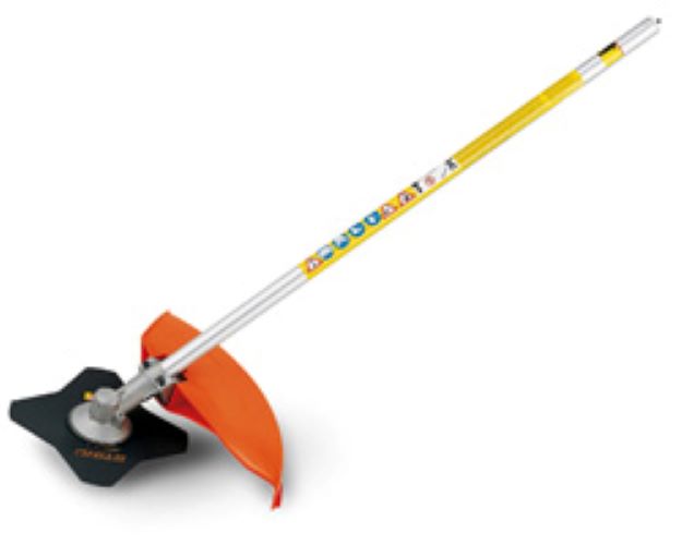 STIHL FS - KM Brushcutter with 4-Tooth Grass Blade KombiTool