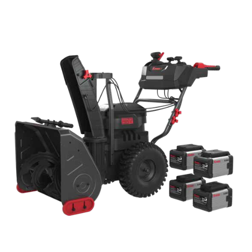 Kress Prosumer - 60V 24" Two Stage Snow Thrower, Battery Powered Snow Thrower