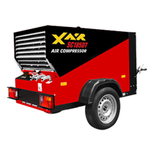 X-Air SC185DT Diesel Tow Behind Rotary Screw Air Compressor