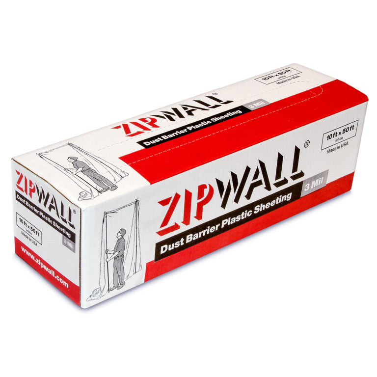 ZipWall Dust Barrier Plastic Sheeting (966488719396)
