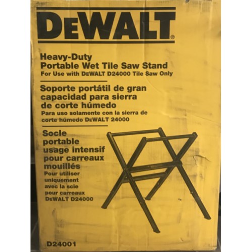 DeWALT 10" Wet Tile Saw Stand (5504844300448)