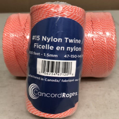 Nylon Twine - Orange and White (6670604632224)